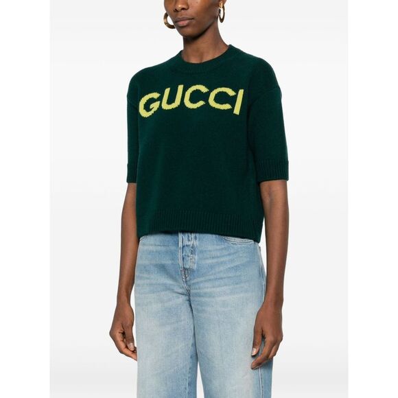 Gucci Women Logo Wool Sweater - Picture 4 of 5